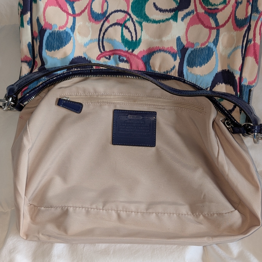 Coach Ikat Scribble Multicolor Hobo Bag - Picture 9 of 11